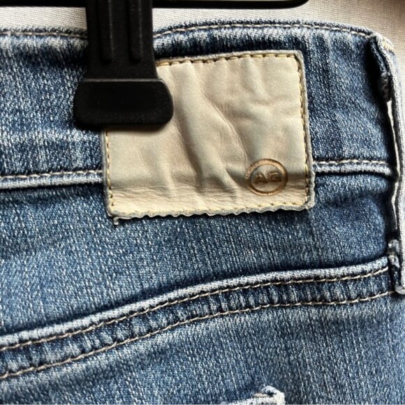 AG Adriano Goldschmied Beau Slouchy Skinny Blue Denim Jeans Sz 26R - Picture 4 of 12